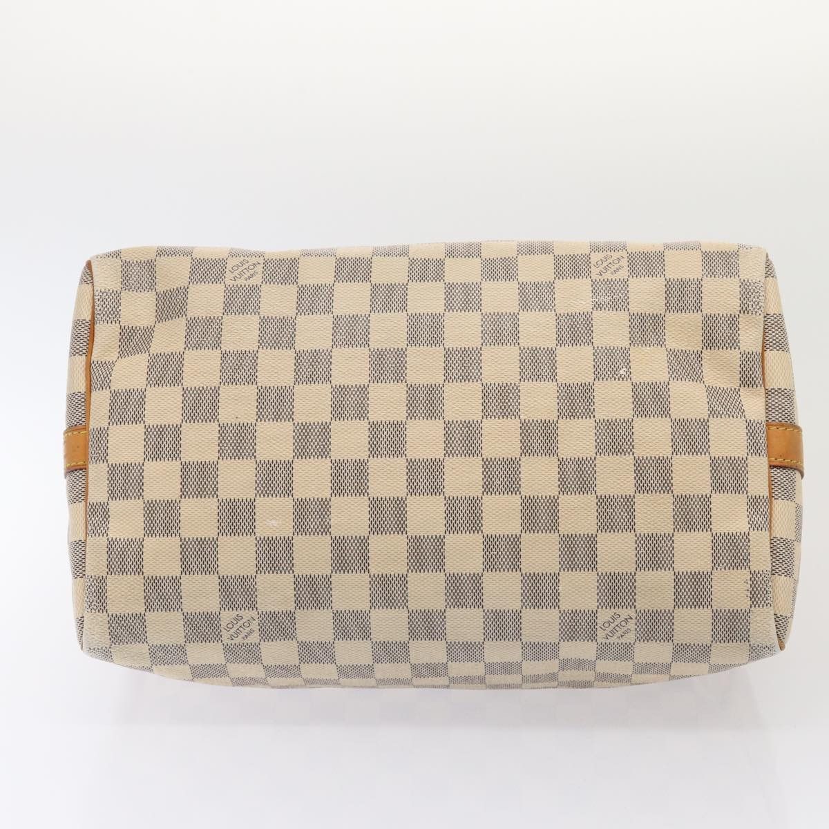 Louis Vuitton Speedy Bandoulière 30 White Canvas Handbag (Pre-Owned) Size ONE SIZE - 3 Thumbnail