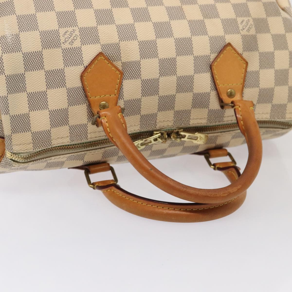 Louis Vuitton Speedy Bandoulière 30 White Canvas Handbag (Pre-Owned) Size ONE SIZE - 10 Thumbnail