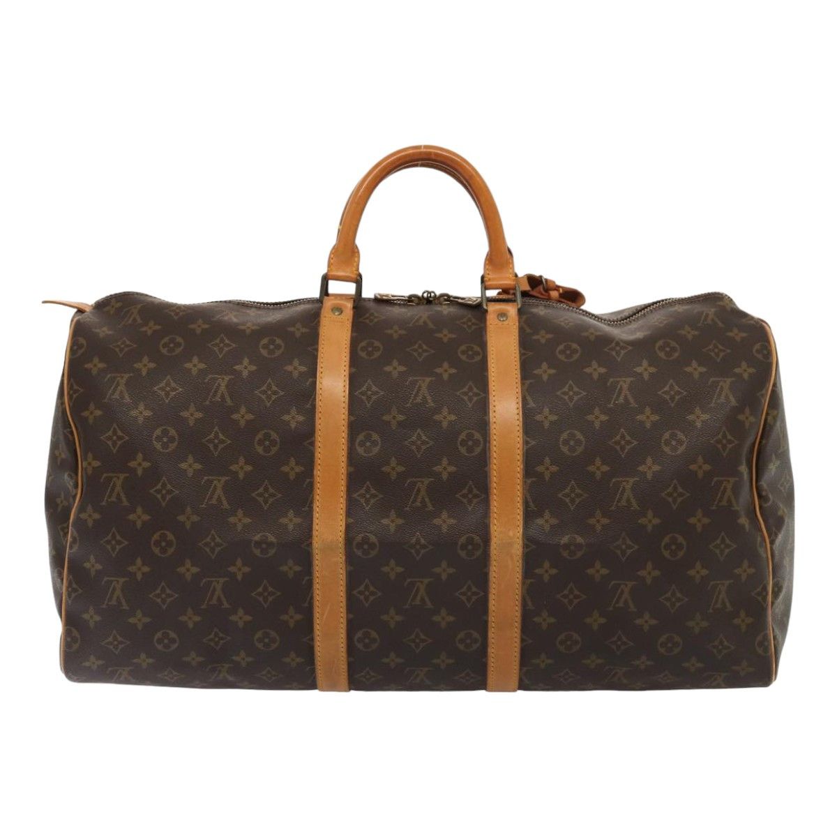 Louis Vuitton Keepall 55 Brown Canvas Travel Bag (Pre-Owned) Size ONE SIZE - 2 Thumbnail