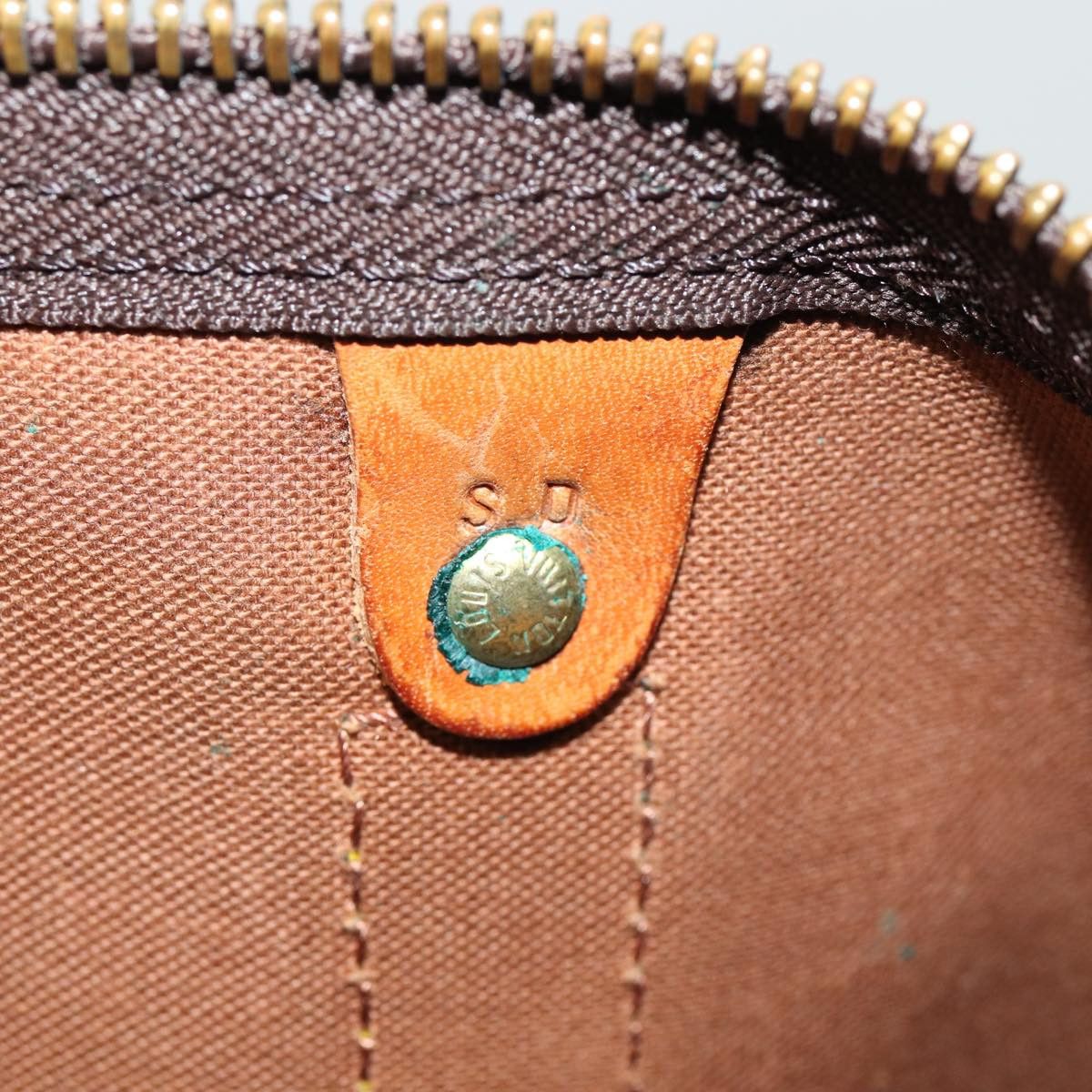 Louis Vuitton Keepall 55 Brown Canvas Travel Bag (Pre-Owned) Size ONE SIZE - 6 Thumbnail