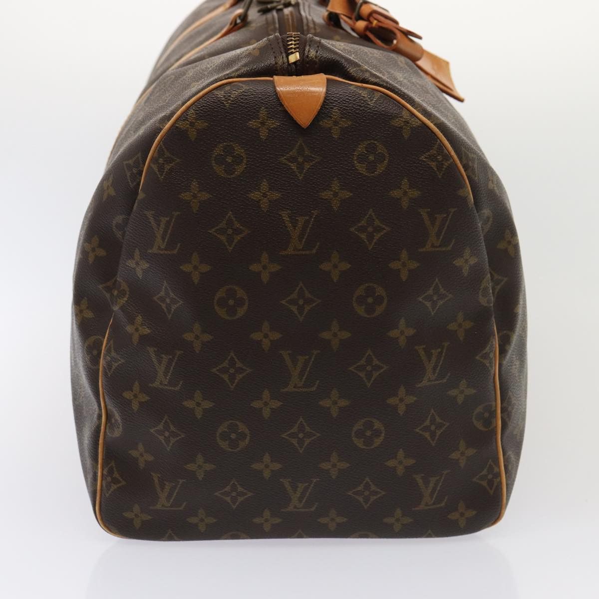 Louis Vuitton Keepall 55 Brown Canvas Travel Bag (Pre-Owned) Size ONE SIZE - 12 Thumbnail