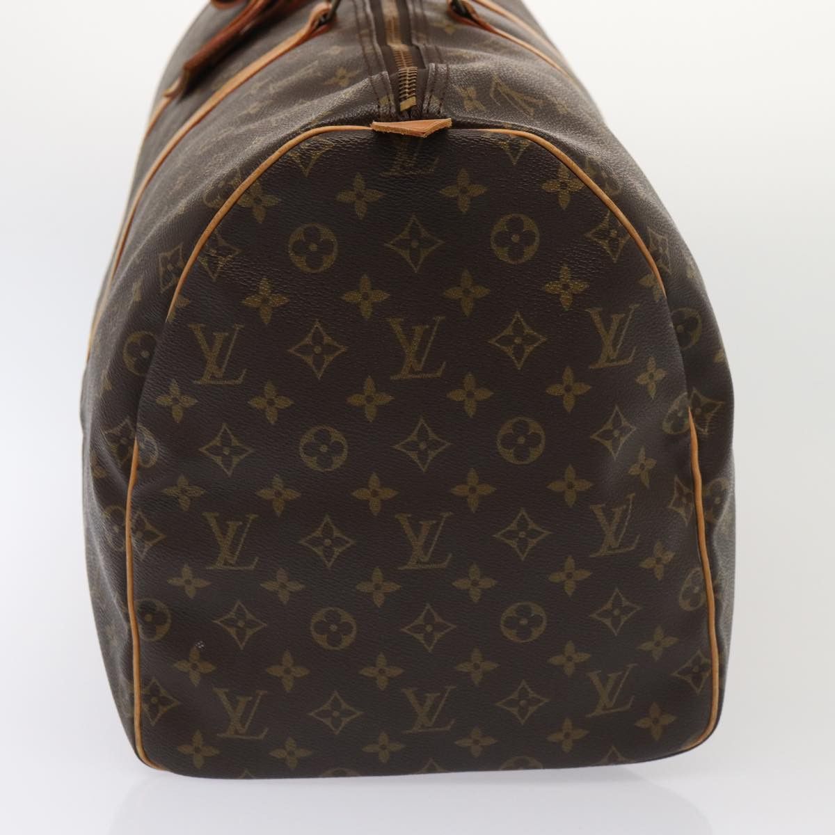 Louis Vuitton Keepall 55 Brown Canvas Travel Bag (Pre-Owned) Size ONE SIZE - 11 Thumbnail