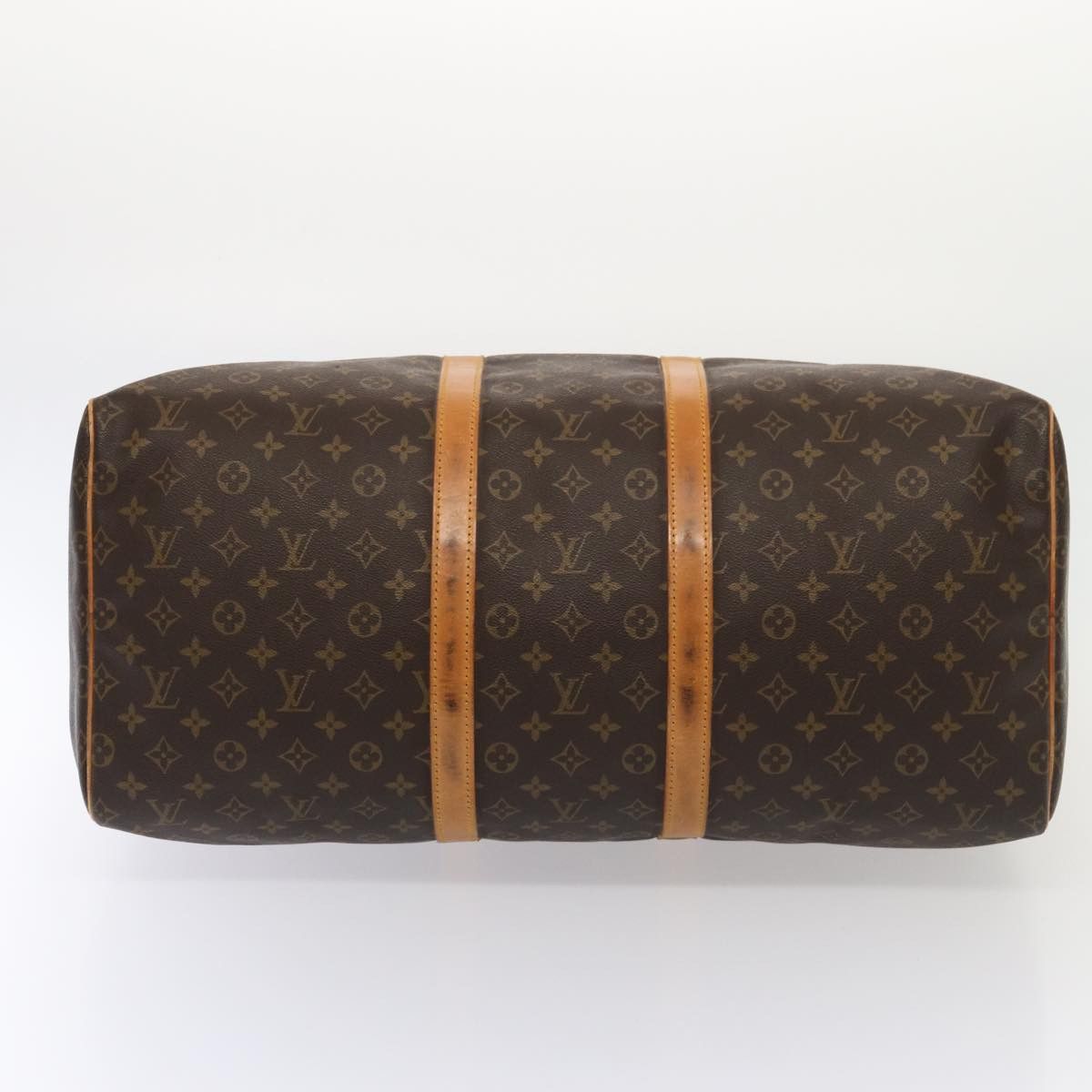 Louis Vuitton Keepall 55 Brown Canvas Travel Bag (Pre-Owned) Size ONE SIZE - 3 Thumbnail