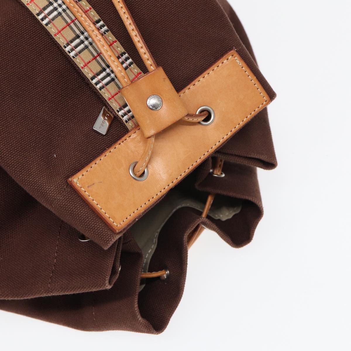 Burberry Blue Label Brown Canvas Shoulder Bag (Pre-Owned) Size ONE SIZE - 4 Thumbnail