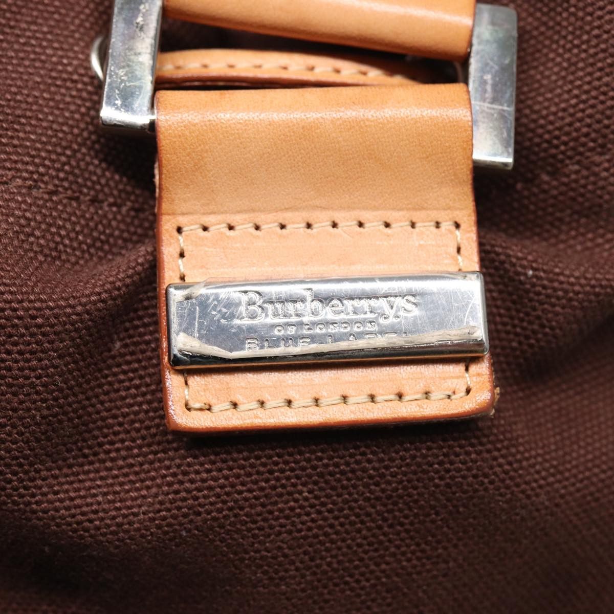 Burberry Blue Label Brown Canvas Shoulder Bag (Pre-Owned) Size ONE SIZE - 7 Thumbnail