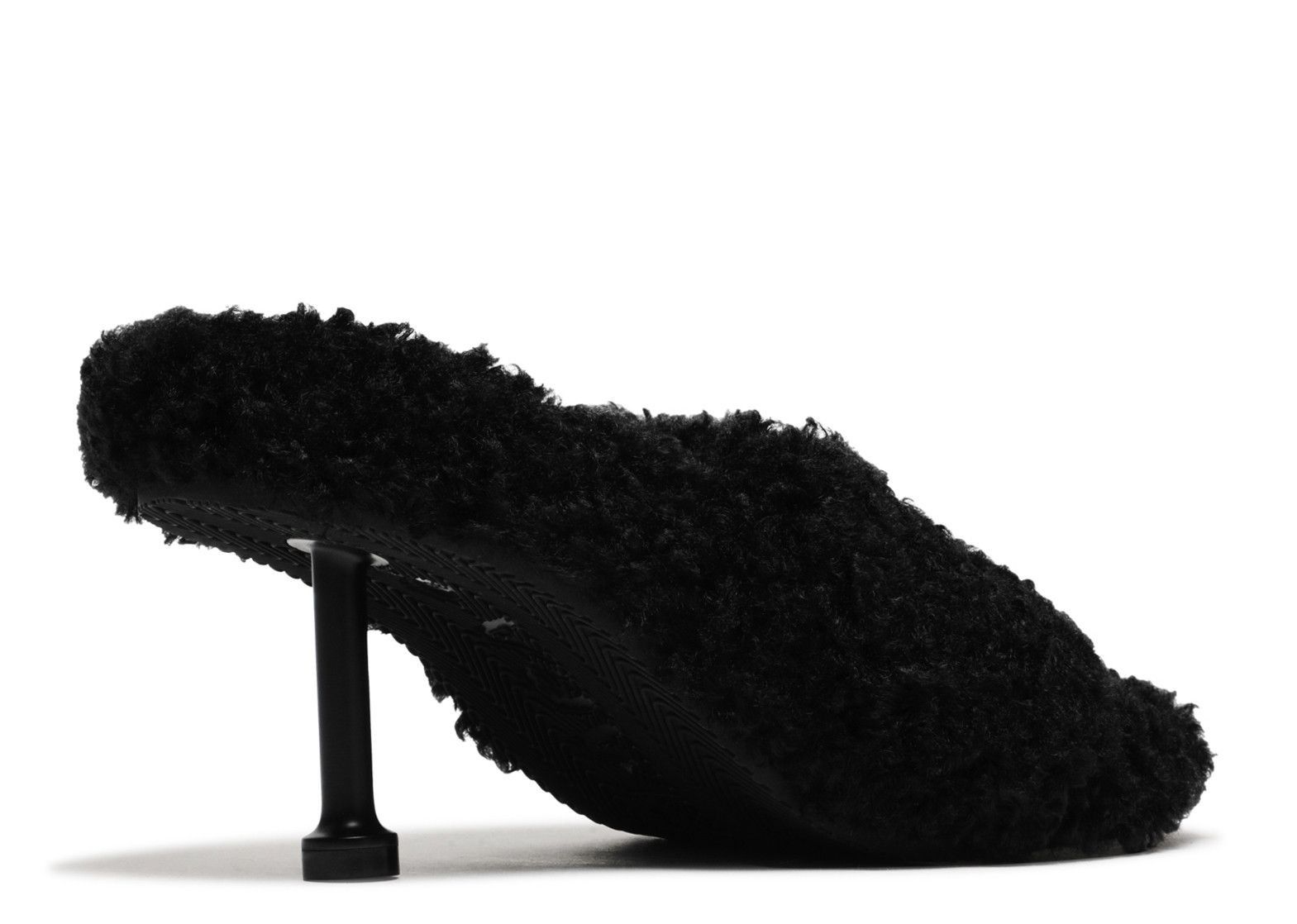 Balenciaga Furry Sandal 80 mm in black Size US 9 / IT 39 - 3 Thumbnail
