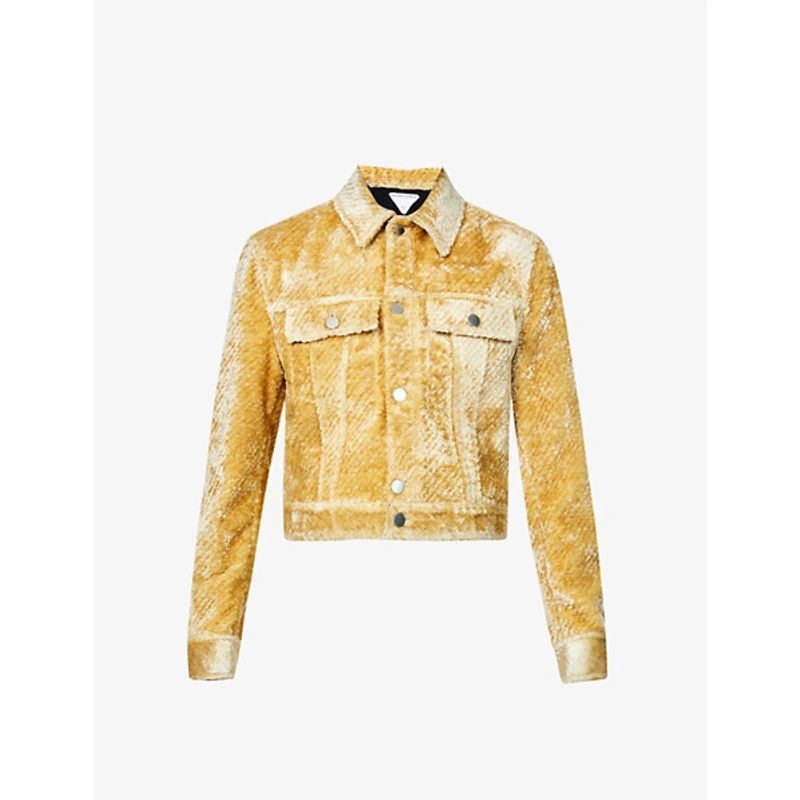 Bottega Veneta Jacket Stretch Chenille Twill Butter Size US M / EU 48-50 / 2 - 2 Thumbnail