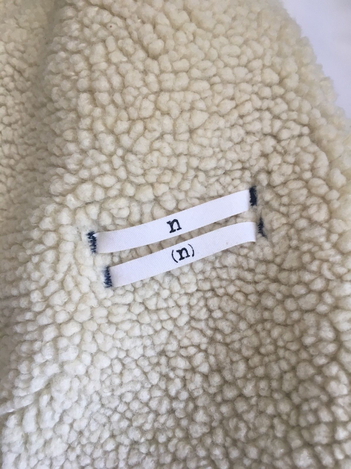 Number (N)ine Blue Corduroy Sherpa Lined Denim Jacket Size US L / EU 52-54 / 3 - 8 Thumbnail