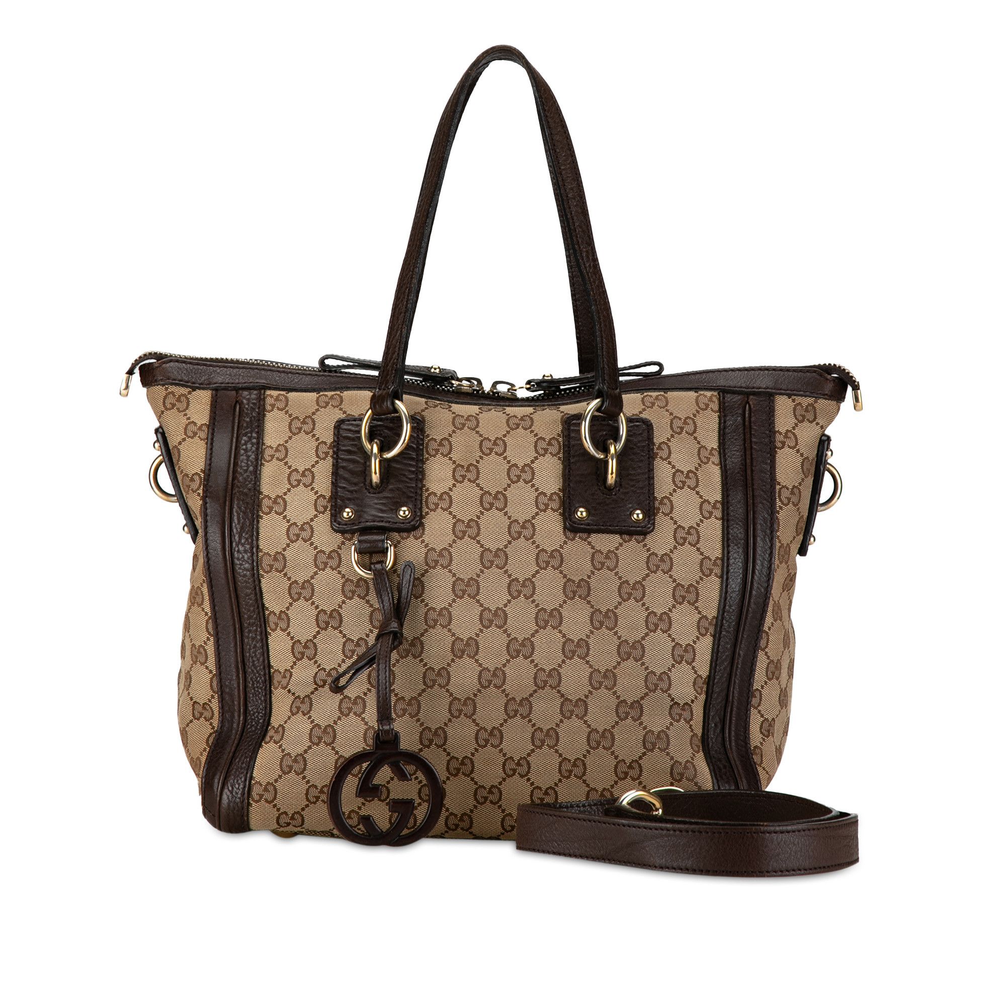 Gucci Gucci GG Canvas Charm Satchel Size ONE SIZE - 15 Thumbnail