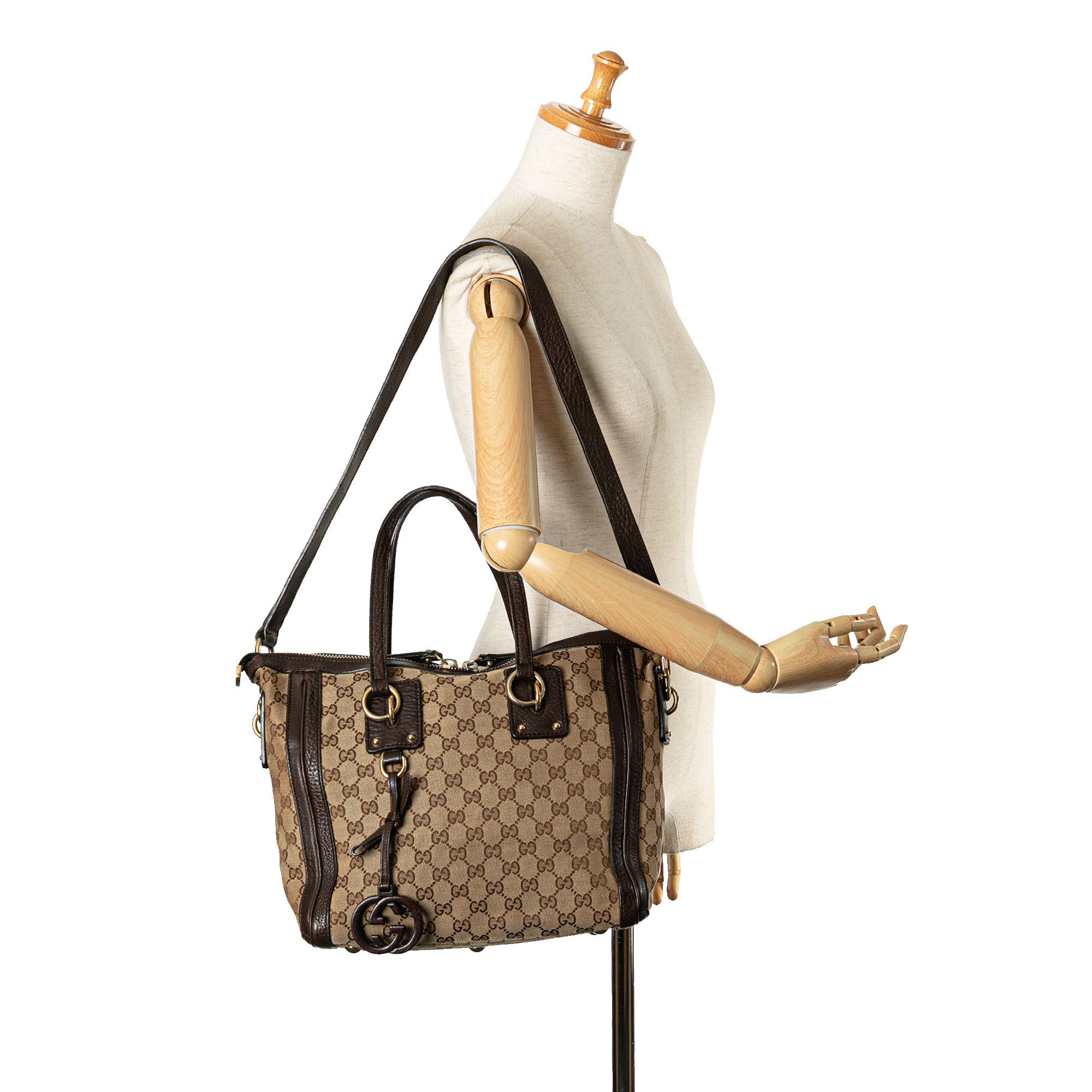 Gucci Gucci GG Canvas Charm Satchel Size ONE SIZE - 14 Thumbnail
