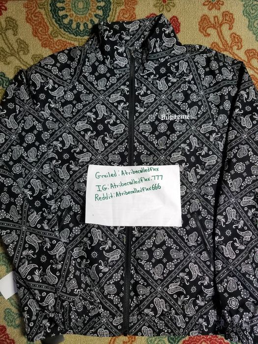 Supreme Supreme Bandana Track Jacket Paisley | Grailed