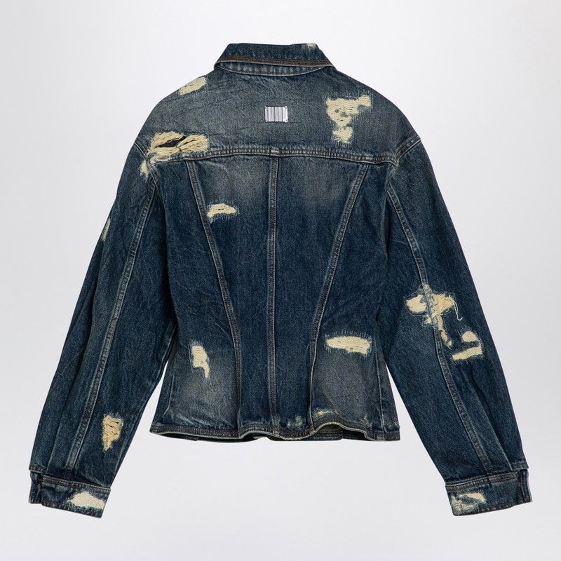 Marc Jacobs Marc Jacobs Washed Denim Jacket With Worn Details Size XS / US 0-2 / IT 36-38 - 2 Thumbnail