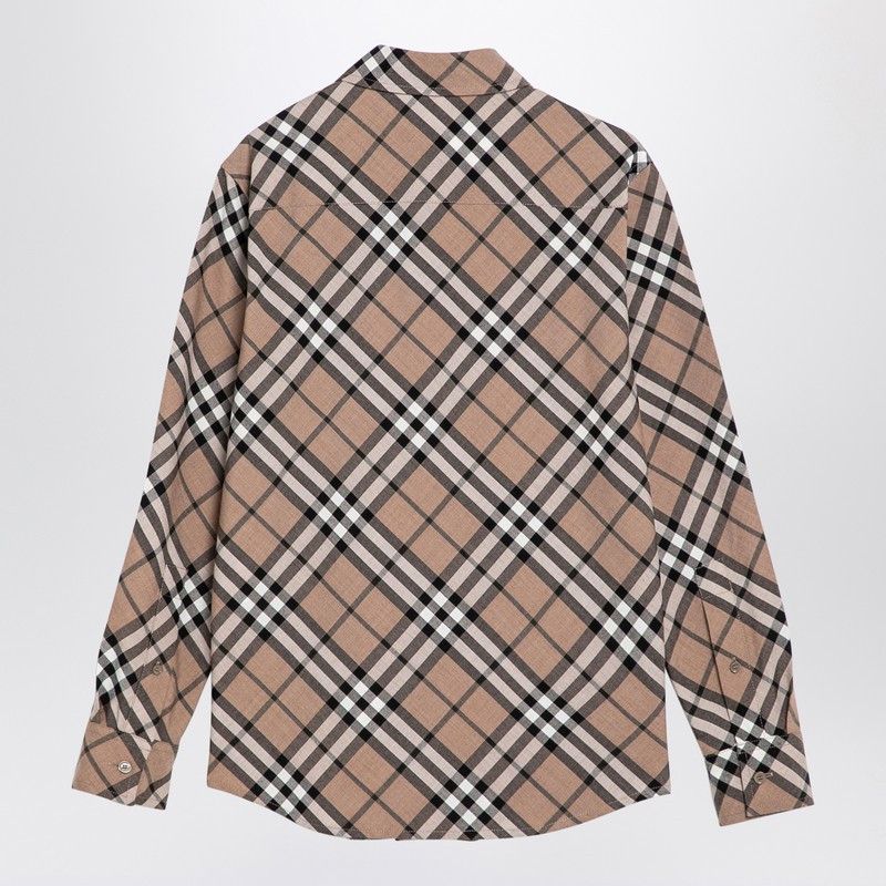 Burberry Burberry Check Pattern Wool Blend Shirt Size XL / US 12-14 / IT 48-50 - 2 Thumbnail
