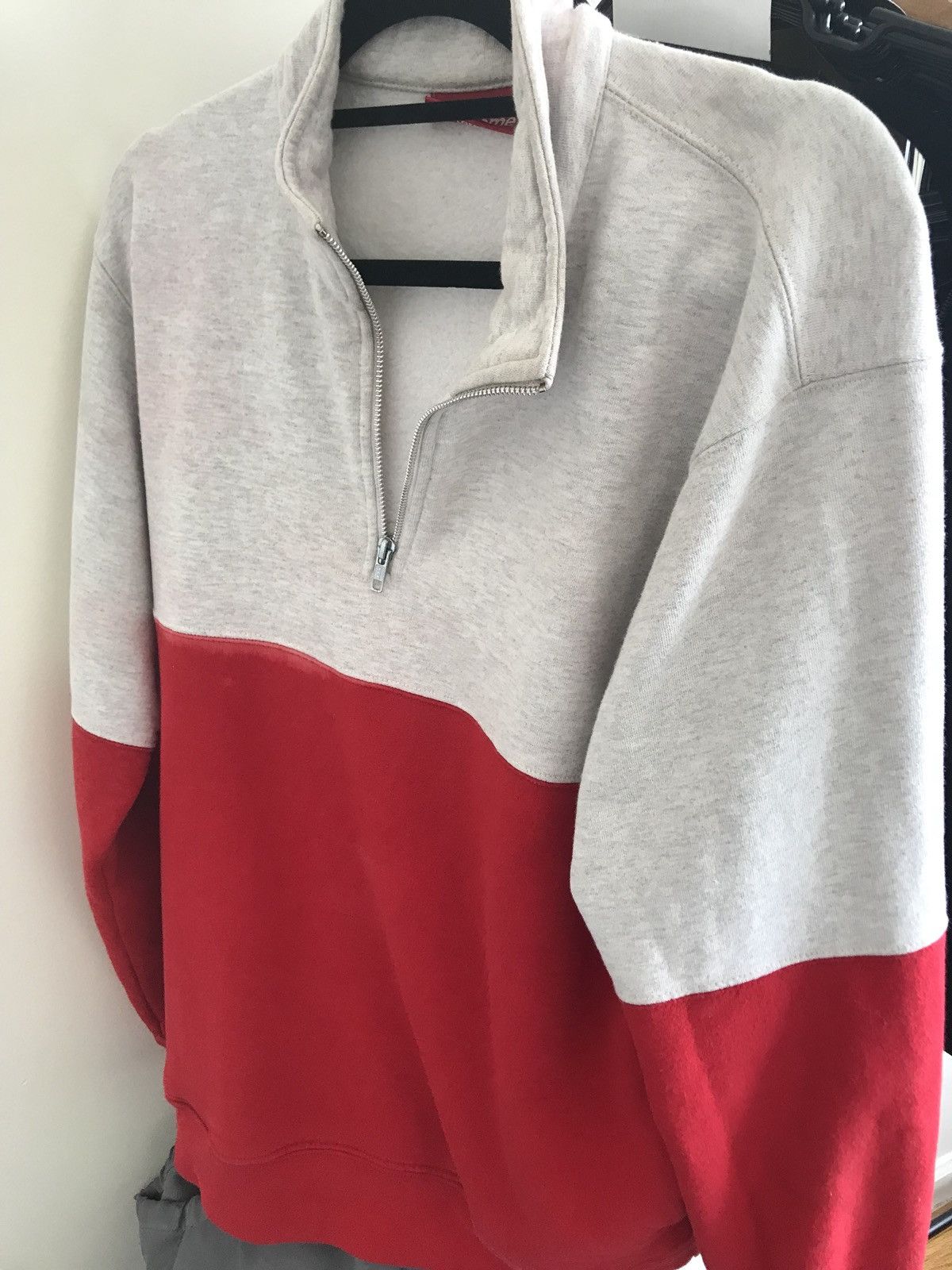 Supreme Supreme 2 Tone Half Zip Sweater 3m Reflective | Grailed 