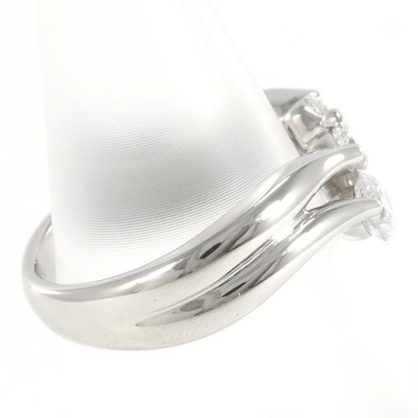 Other Other PT900 Platinum Diamond Ring 7.5 Metal Ring in Excellent Condition Size ONE SIZE - 2 Thumbnail