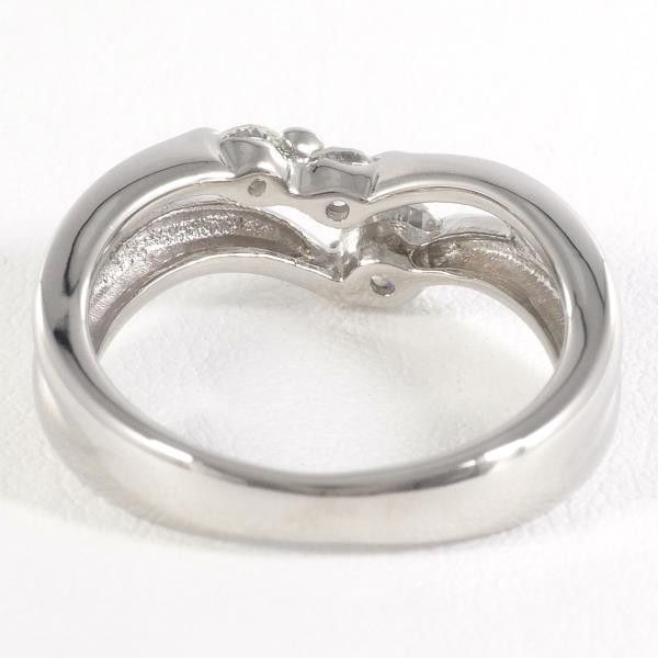 Other Other PT900 Platinum Diamond Ring 7.5 Metal Ring in Excellent Condition Size ONE SIZE - 4 Thumbnail