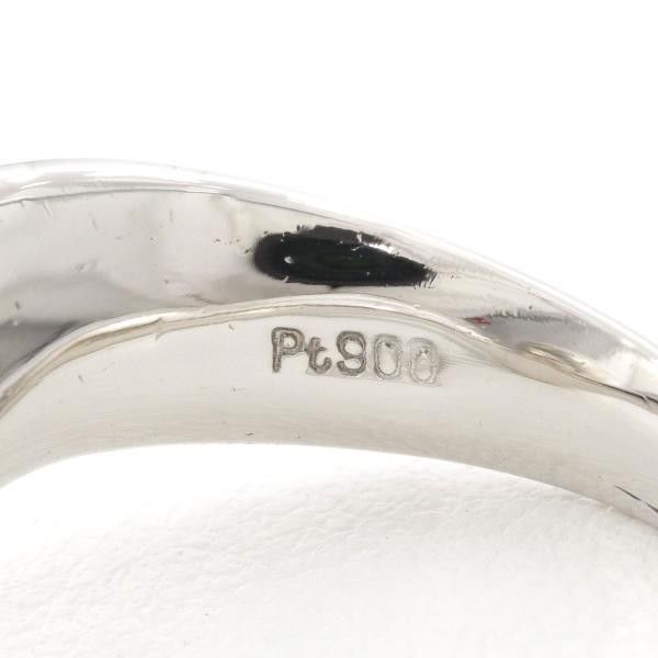 Other Other PT900 Platinum Pearl Ring Size 10.5 Metal Ring in Excellent Condition Size ONE SIZE - 6 Thumbnail