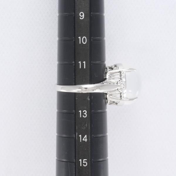 Other Other PT900 Platinum Moonstone Ring Metal Ring in Excellent Condition Size ONE SIZE - 6 Thumbnail