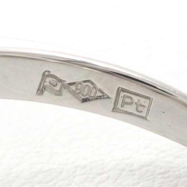 Other Other PT900 Platinum Diamond Ring 11 Metal Ring in Excellent Condition Size ONE SIZE - 6 Thumbnail