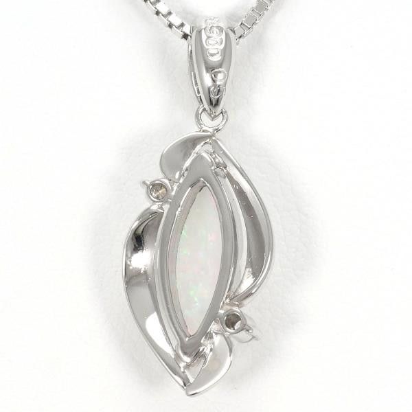 Other Other PT900 Platinum PT850 Necklace Opal Diamond Metal Necklace in Excellent Condition Size ONE SIZE - 5 Thumbnail