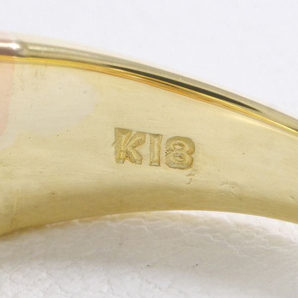 Other Other K18 Yellow Gold Pink Sapphire Ring 11.5 Metal Ring in Excellent Condition Size ONE SIZE - 6 Thumbnail
