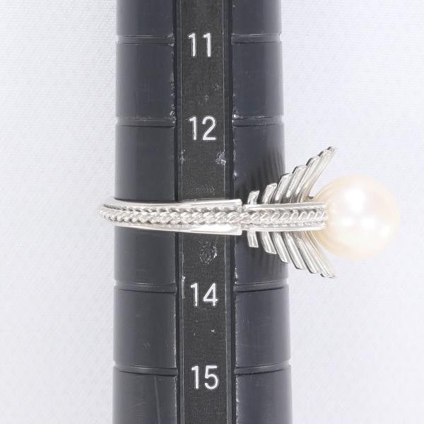 Other Other K14 White Gold Pearl Ring Size 13 Metal Ring in Excellent Condition Size ONE SIZE - 6 Thumbnail