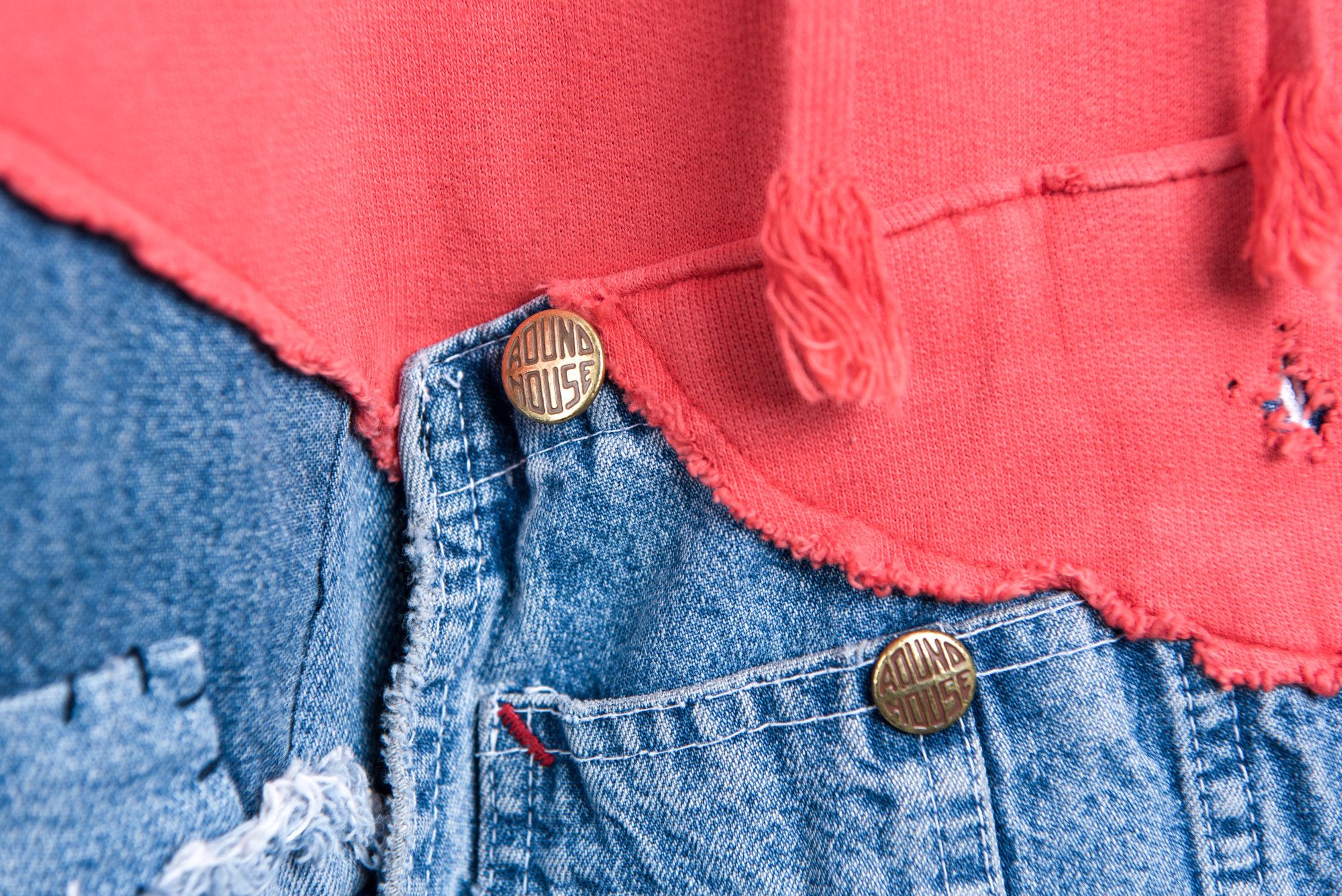 Greg Lauren GREG LAUREN 50/50 DENIM DESTROYED PATCHWORK bandana Size US S / EU 44-46 / 1 - 17 Thumbnail