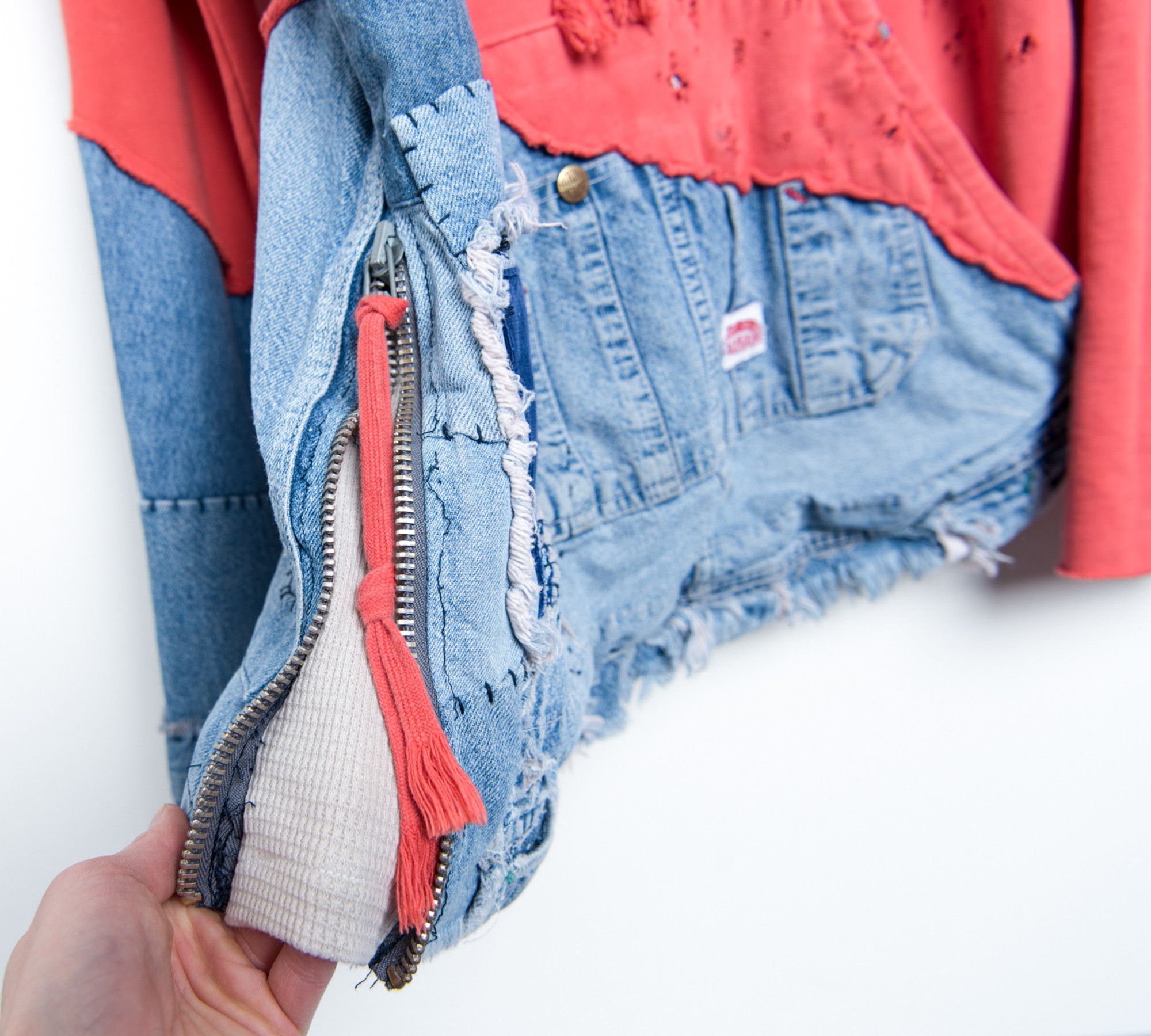 Greg Lauren GREG LAUREN 50/50 DENIM DESTROYED PATCHWORK bandana Size US S / EU 44-46 / 1 - 20 Thumbnail