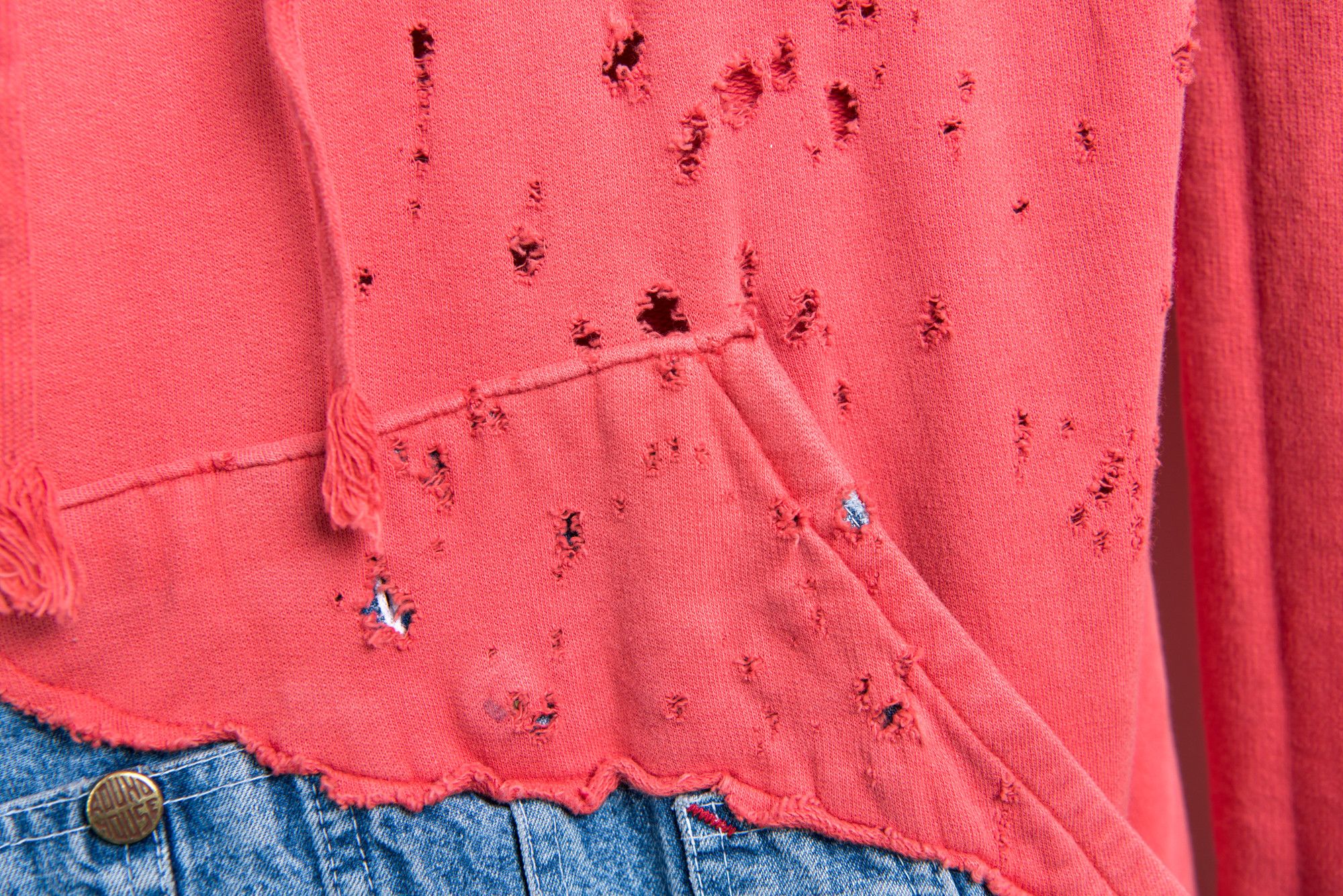 Greg Lauren GREG LAUREN 50/50 DENIM DESTROYED PATCHWORK bandana Size US S / EU 44-46 / 1 - 18 Thumbnail