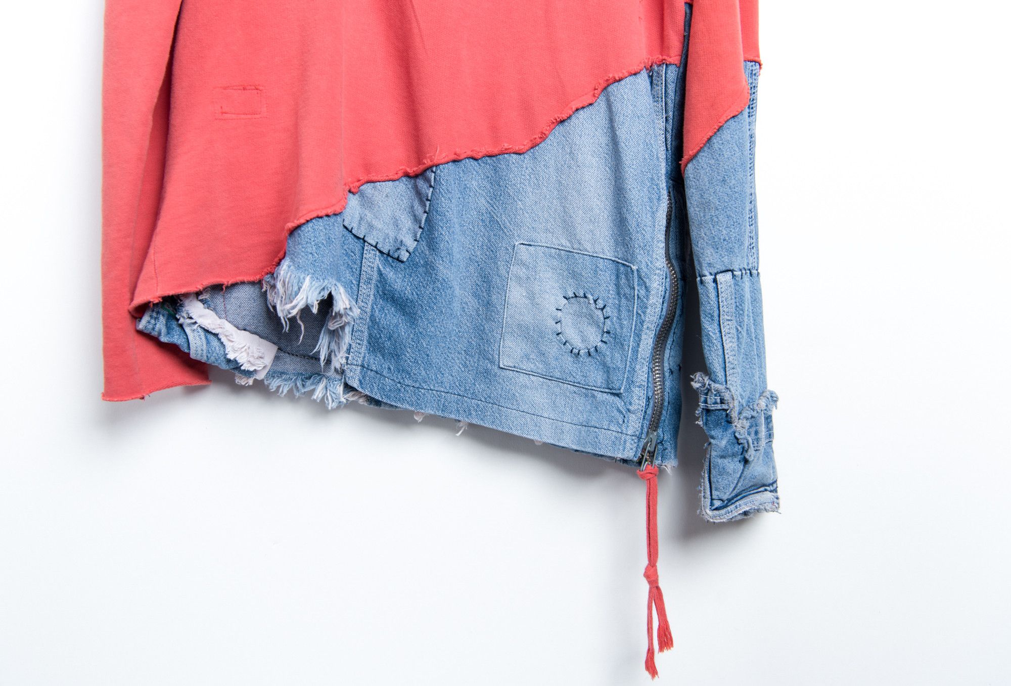 Greg Lauren GREG LAUREN 50/50 DENIM DESTROYED PATCHWORK bandana Size US S / EU 44-46 / 1 - 10 Thumbnail