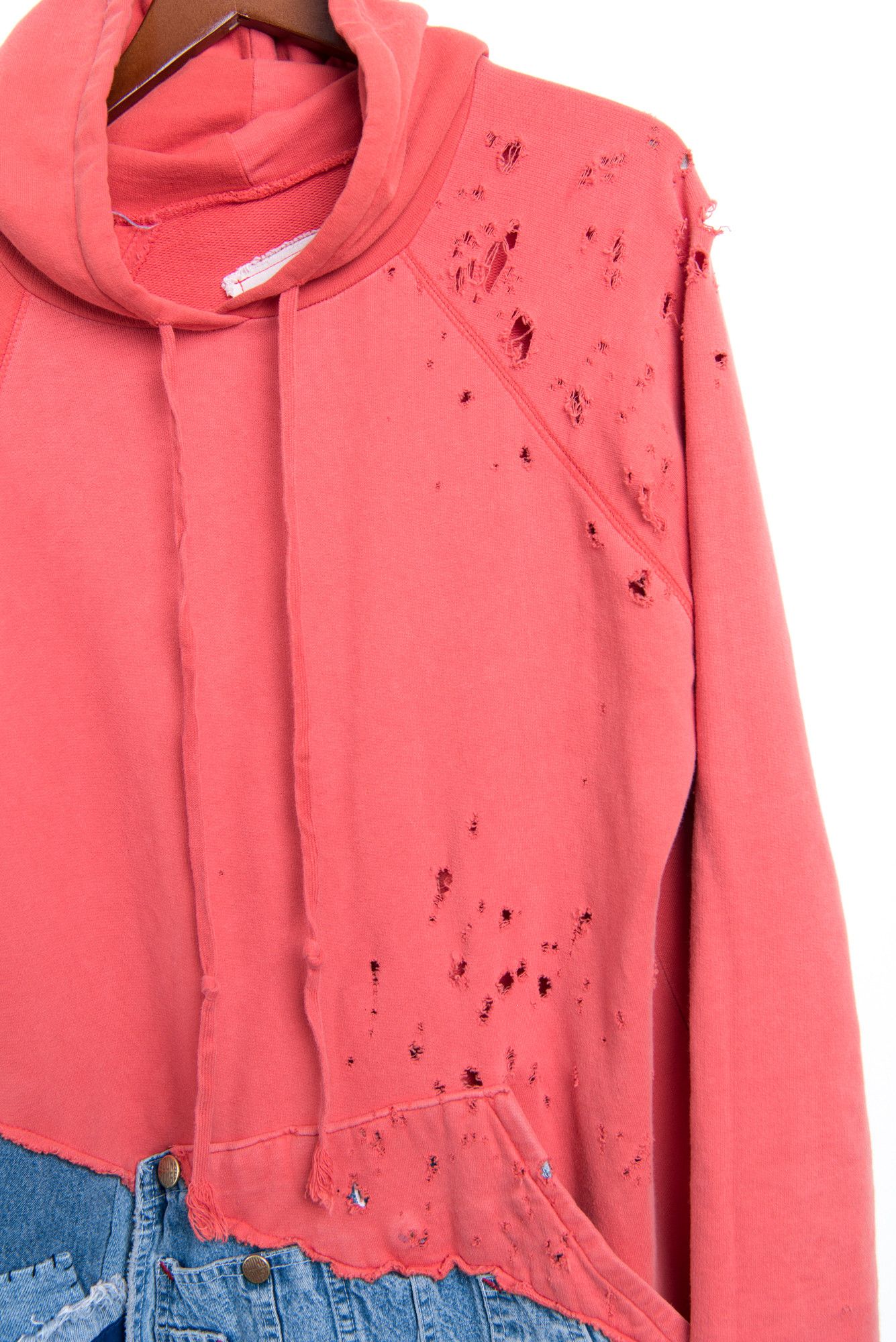 Greg Lauren GREG LAUREN 50/50 DENIM DESTROYED PATCHWORK bandana Size US S / EU 44-46 / 1 - 5 Thumbnail