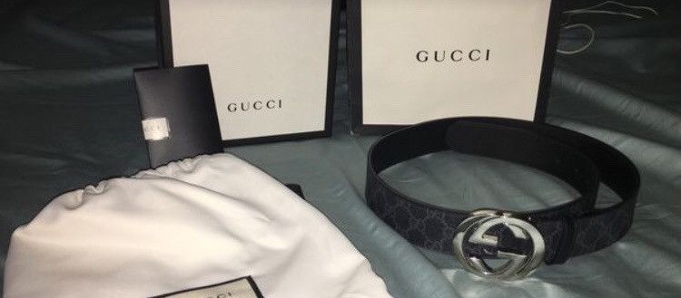 GG Supreme belt with G buckle