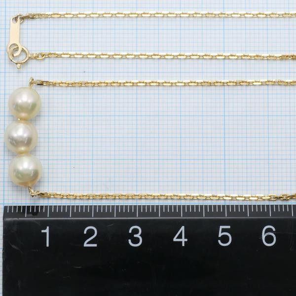 Other Other K18 Yellow Gold Pearl Necklace Natural Material Necklace in Pristine Condition Size ONE SIZE - 5 Thumbnail