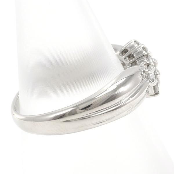 Other Other PT900 Platinum Diamond Ring Size 8 Metal Ring in Excellent Condition Size ONE SIZE - 2 Thumbnail