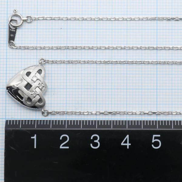 Other Other PT850 Platinum Diamond Necklace Metal Necklace in Excellent Condition Size ONE SIZE - 5 Thumbnail