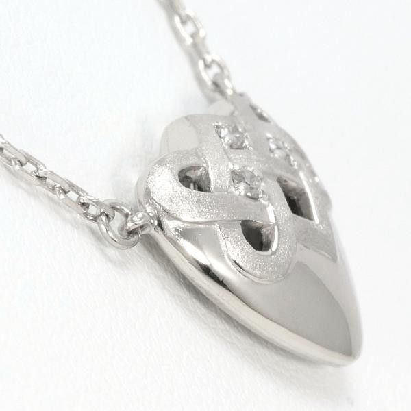 Other Other PT850 Platinum Diamond Necklace Metal Necklace in Excellent Condition Size ONE SIZE - 2 Thumbnail