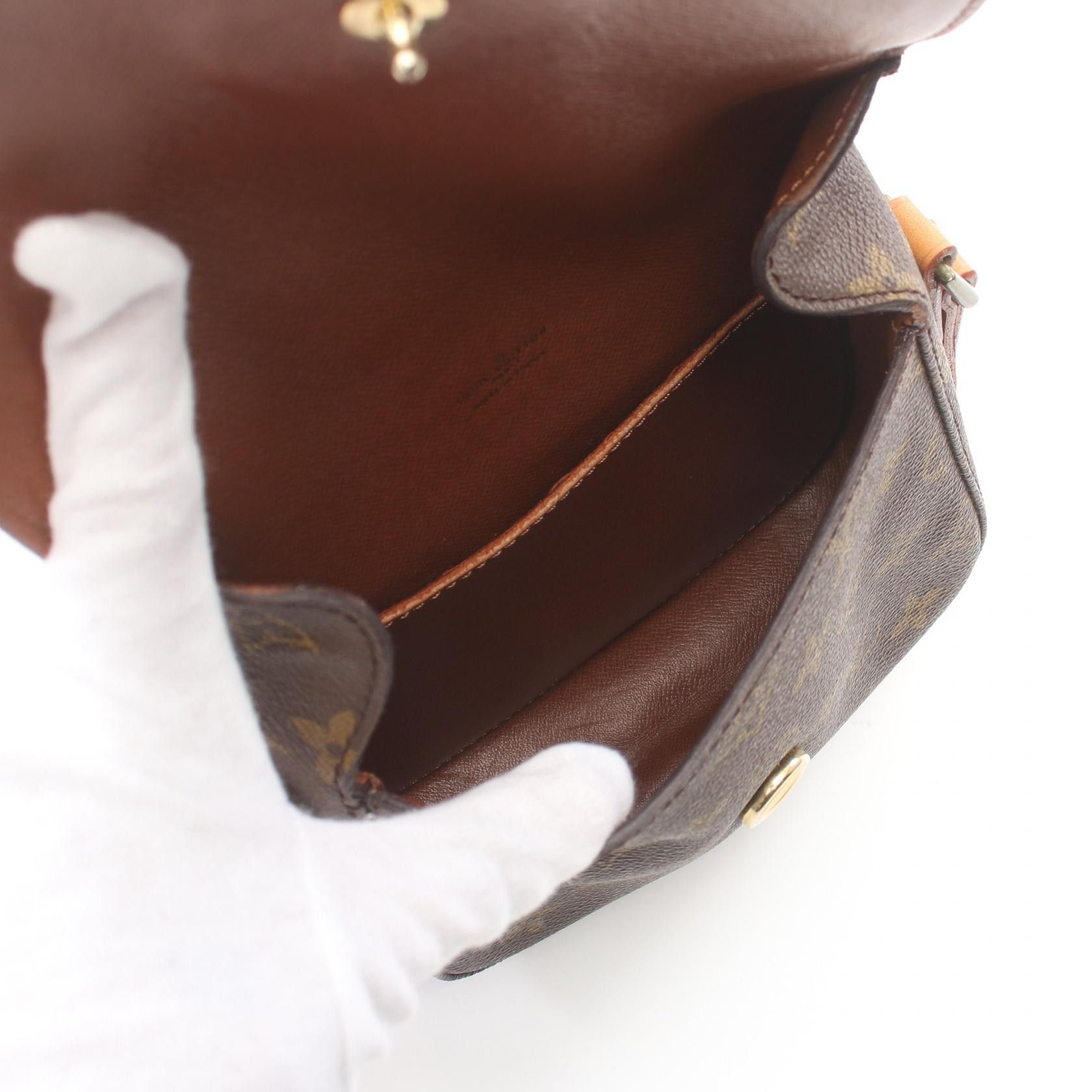 Louis Vuitton Louis Vuitton Monogram Mini Saint Cloud Canvas Shoulder Bag M51244 in Good Condition Size ONE SIZE - 3 Thumbnail