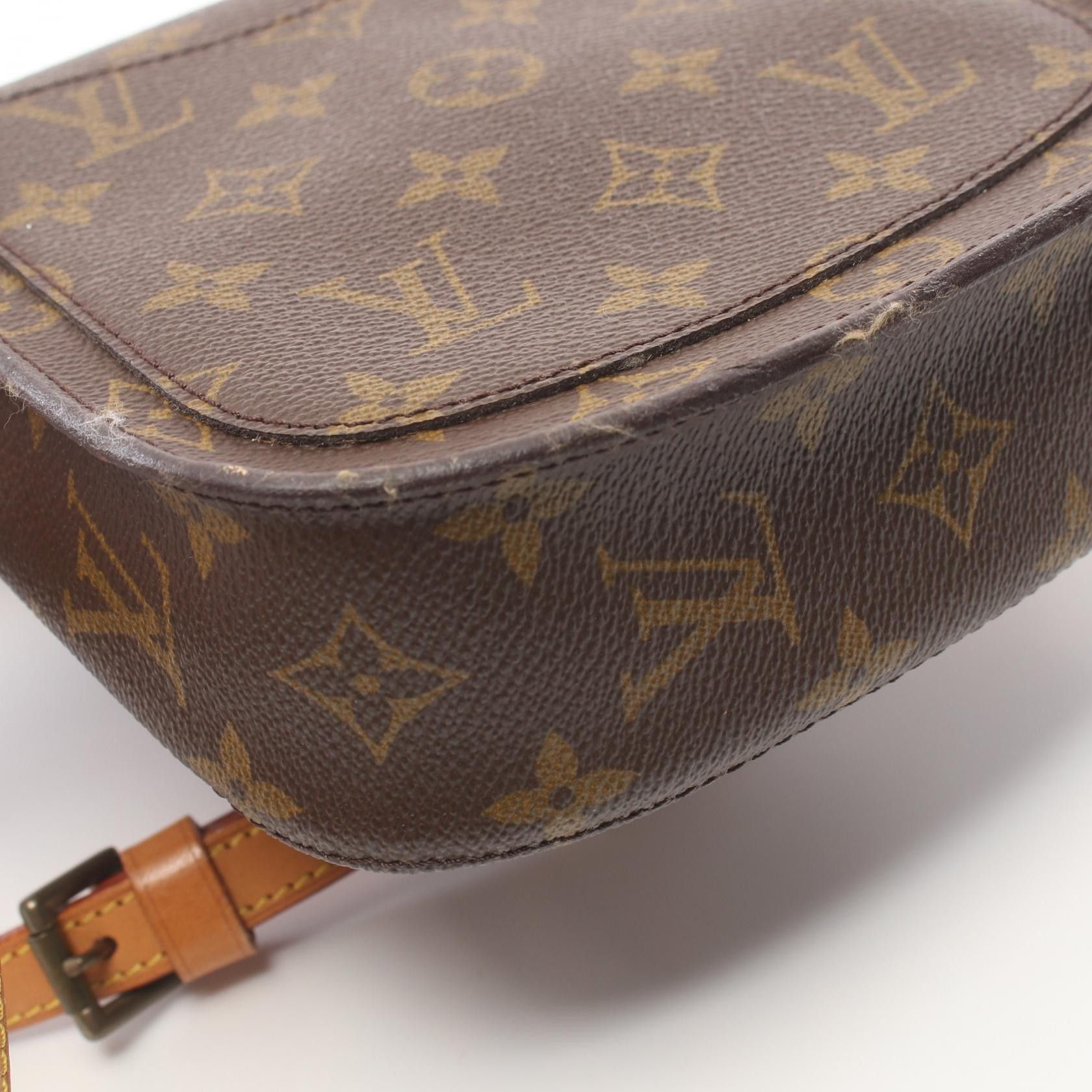 Louis Vuitton Louis Vuitton Monogram Mini Saint Cloud Canvas Shoulder Bag M51244 in Good Condition Size ONE SIZE - 6 Thumbnail