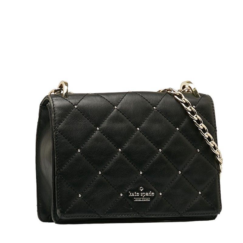 Kate Spade Kate Spade Kate Spade Quilted Leather Chain Shoulder Bag PXRU9068 Leather Shoulder Bag PXRU9068 in Very Good Condition Size ONE SIZE - 2 Thumbnail