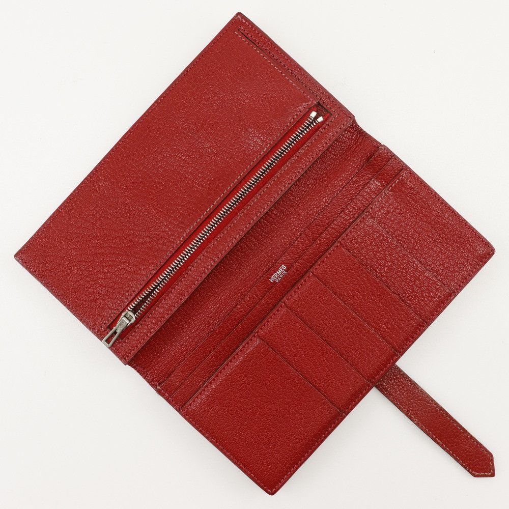 Hermes Hermes Bearn Classic Wallet Leather Long Wallet in Very Good Condition Size ONE SIZE - 5 Thumbnail