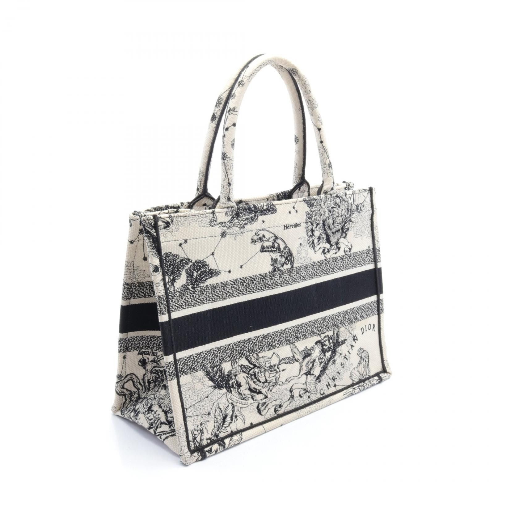 Dior Dior Zodiac Medium Book Tote Canvas Tote Bag M1296Z in Great Condition Size ONE SIZE - 2 Thumbnail