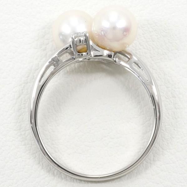 Other Other PT950 Platinum Pearl Ring Size 9 Metal Ring in Excellent Condition Size ONE SIZE - 2 Thumbnail