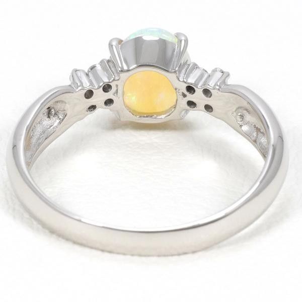 Other Other PT900 Platinum Opal Ring Size 13 Metal Ring in Excellent Condition Size ONE SIZE - 4 Thumbnail