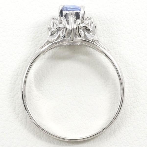 Other Other PT900 Platinum Sapphire Ring 13.5 Metal Ring in Excellent Condition Size ONE SIZE - 2 Thumbnail