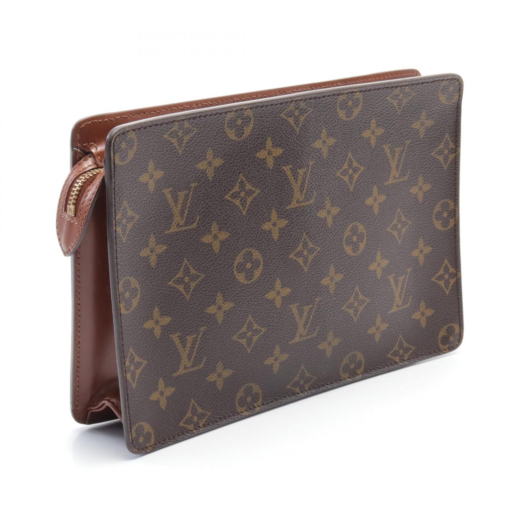 Louis Vuitton Louis Vuitton Monogram Pochette Homme Canvas Clutch Bag M51795 in Very Good Condition Size ONE SIZE - 2 Thumbnail