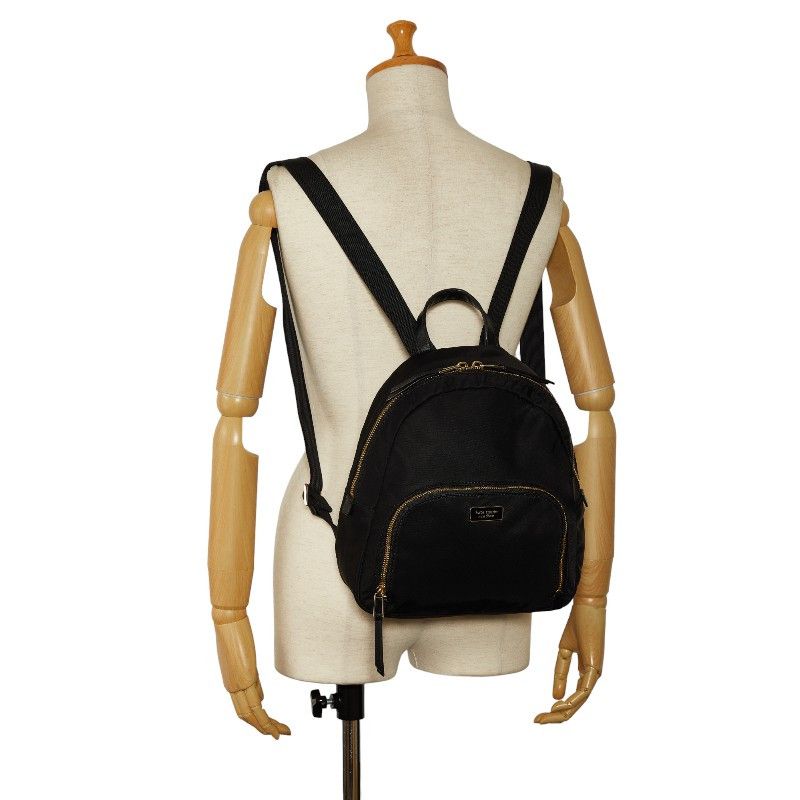 Kate Spade Kate Spade Kate Spade Nylon Backpack WKRU5913 Black Canvas Backpack WKRU5913 in Very Good Condition Size ONE SIZE - 10 Thumbnail