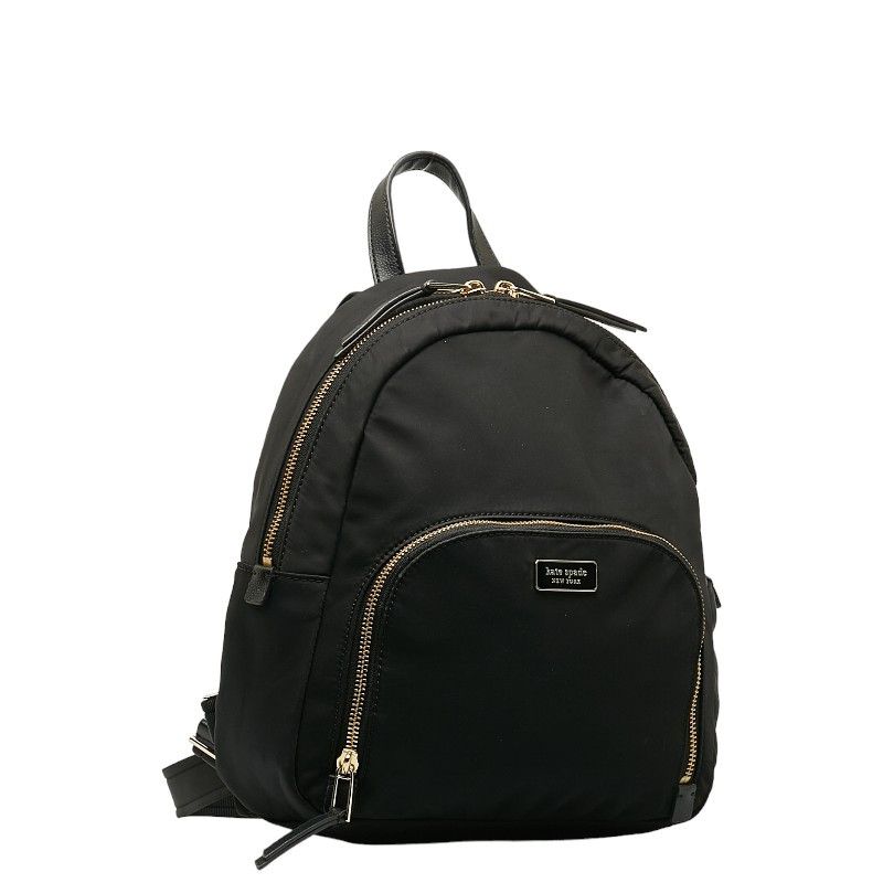 Kate Spade Kate Spade Kate Spade Nylon Backpack WKRU5913 Black Canvas Backpack WKRU5913 in Very Good Condition Size ONE SIZE - 2 Thumbnail