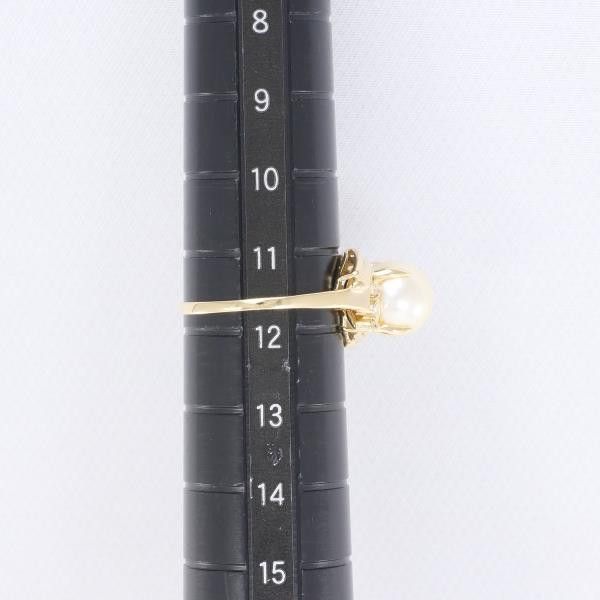 Other Other K18 Yellow Gold Pearl Ring 11.5 Metal Ring in Excellent Condition Size ONE SIZE - 5 Thumbnail