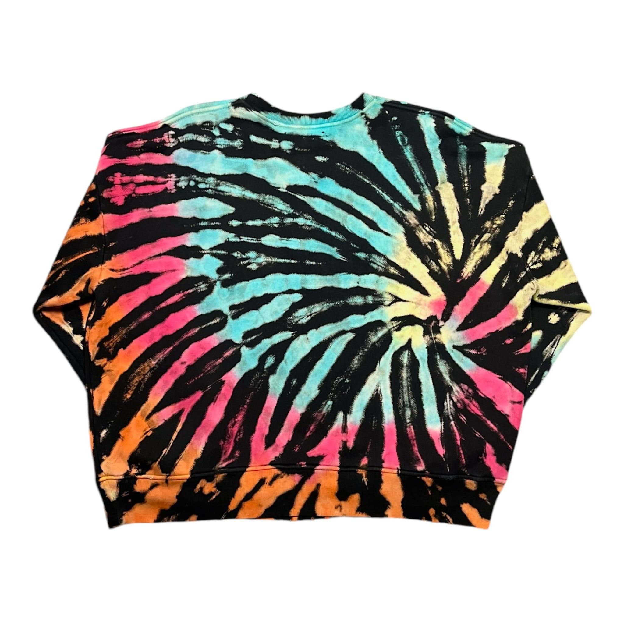 Amiri Amiri Tie Dye Crewneck Sweatshirt Teal Size US S / EU 44-46 / 1 - 2 Thumbnail