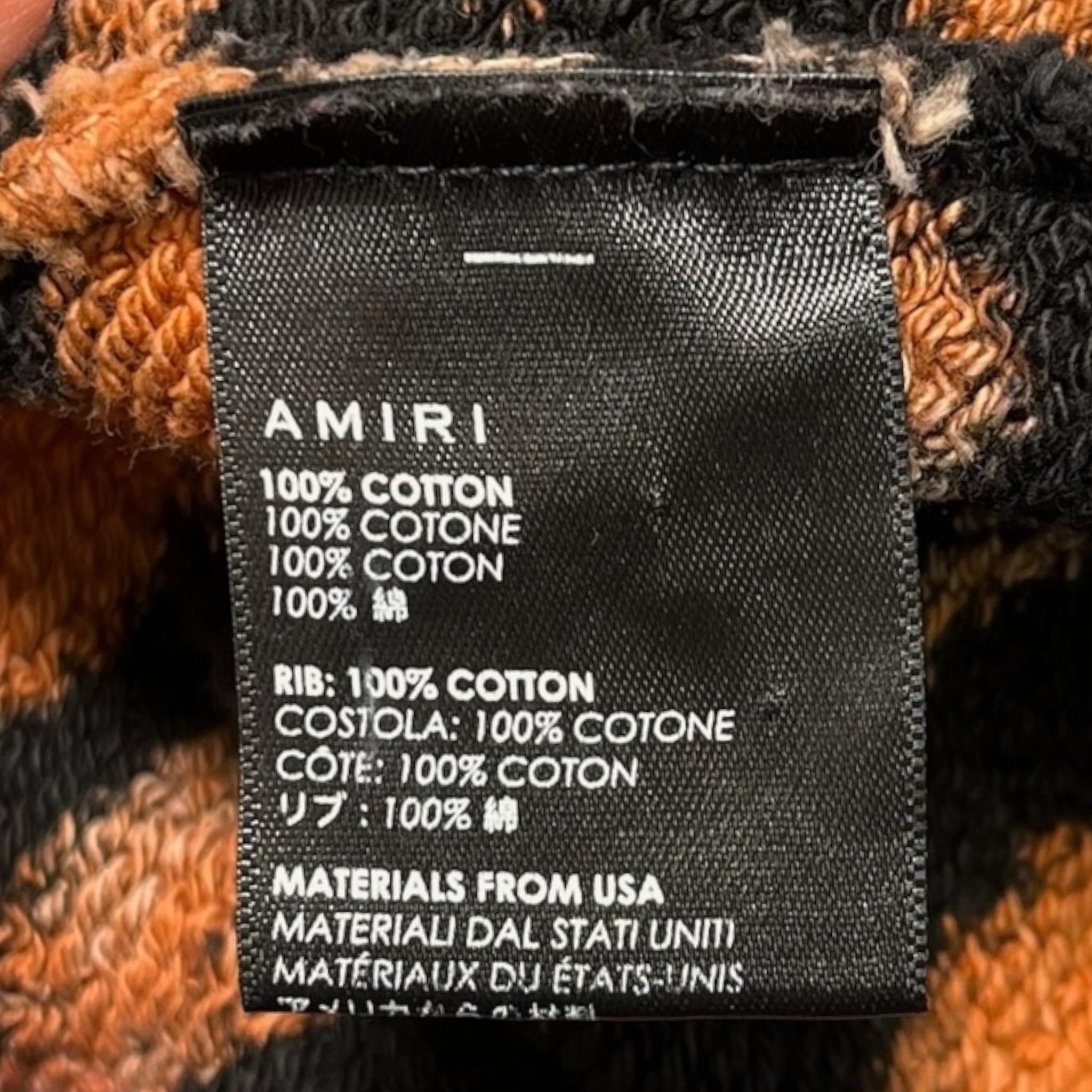 Amiri Amiri Tie Dye Crewneck Sweatshirt Teal Size US S / EU 44-46 / 1 - 5 Thumbnail